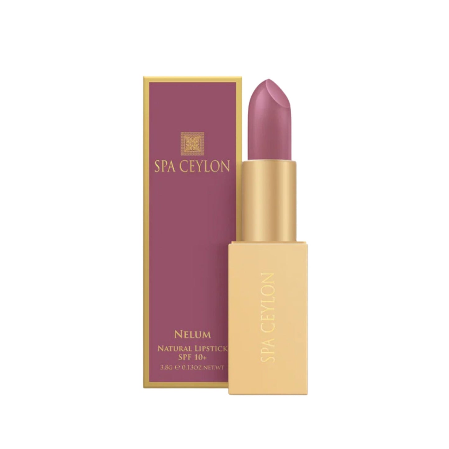 Spa Ceylon naturlig læbestift „08" Ceylon Plum SPF 10+