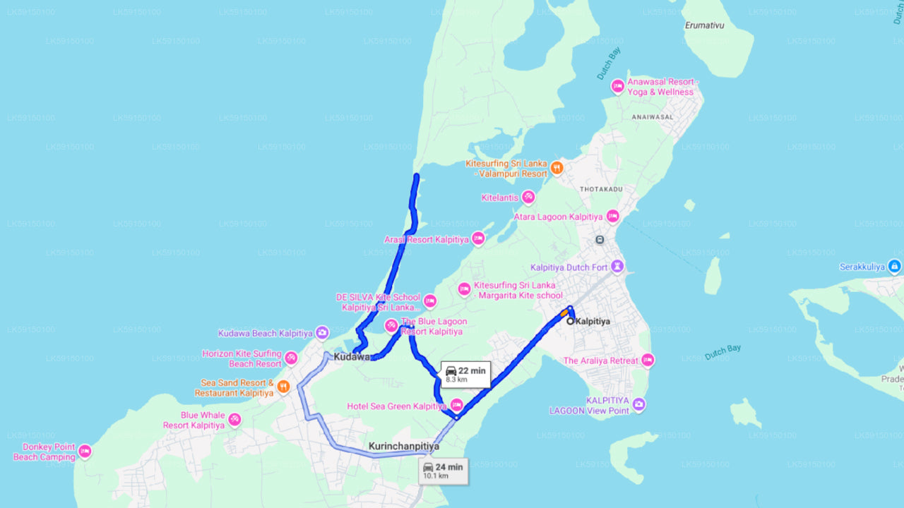 Dybhavsfiskeribådtur fra Kalpitiya