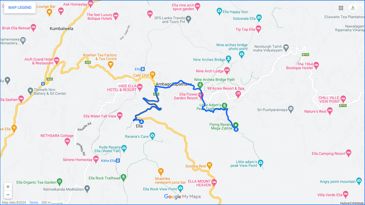 Flyvende Ravana Mega Zipline fra Ella