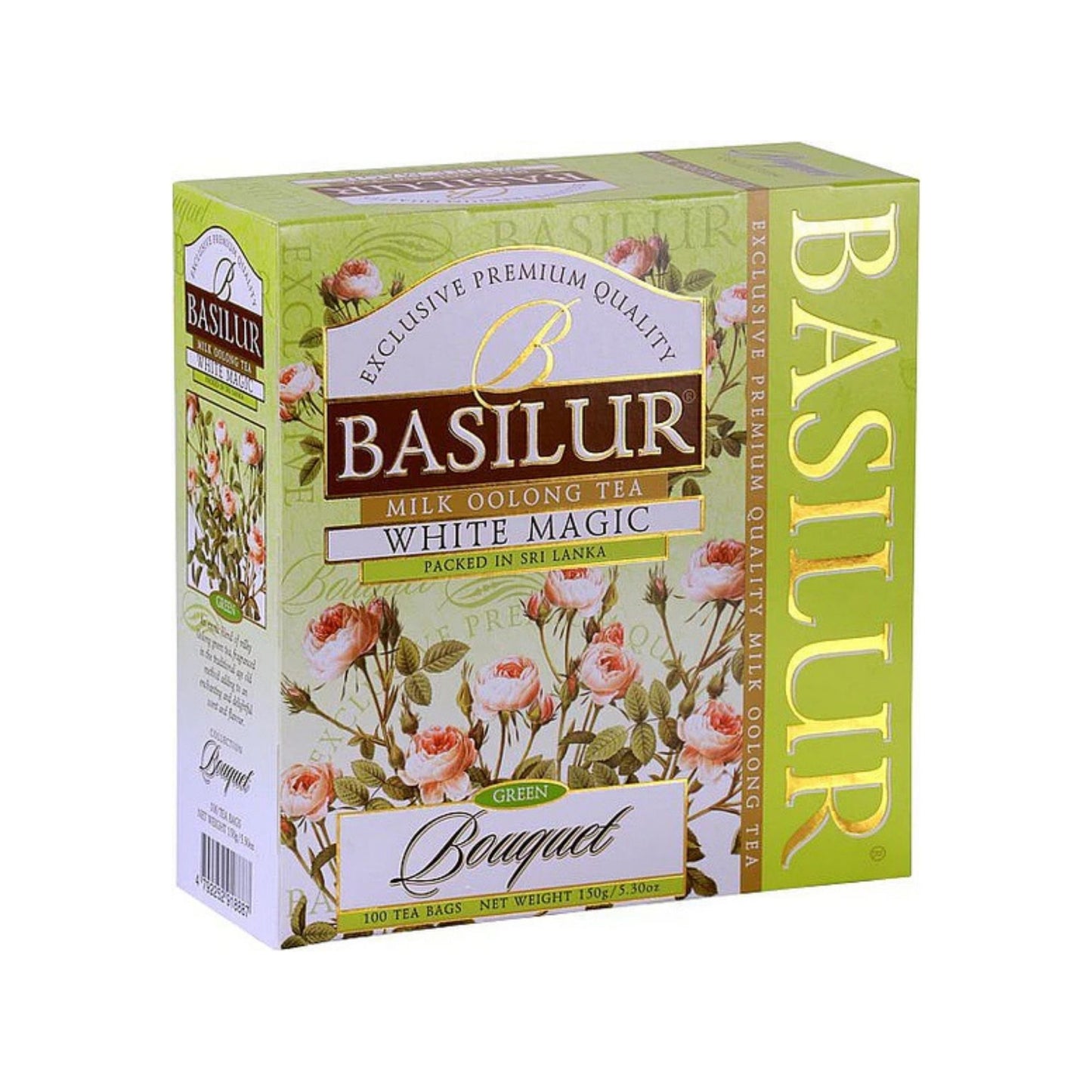 Basilur Bouquet White Magic Green Tea (150g) 100 Tea Bags