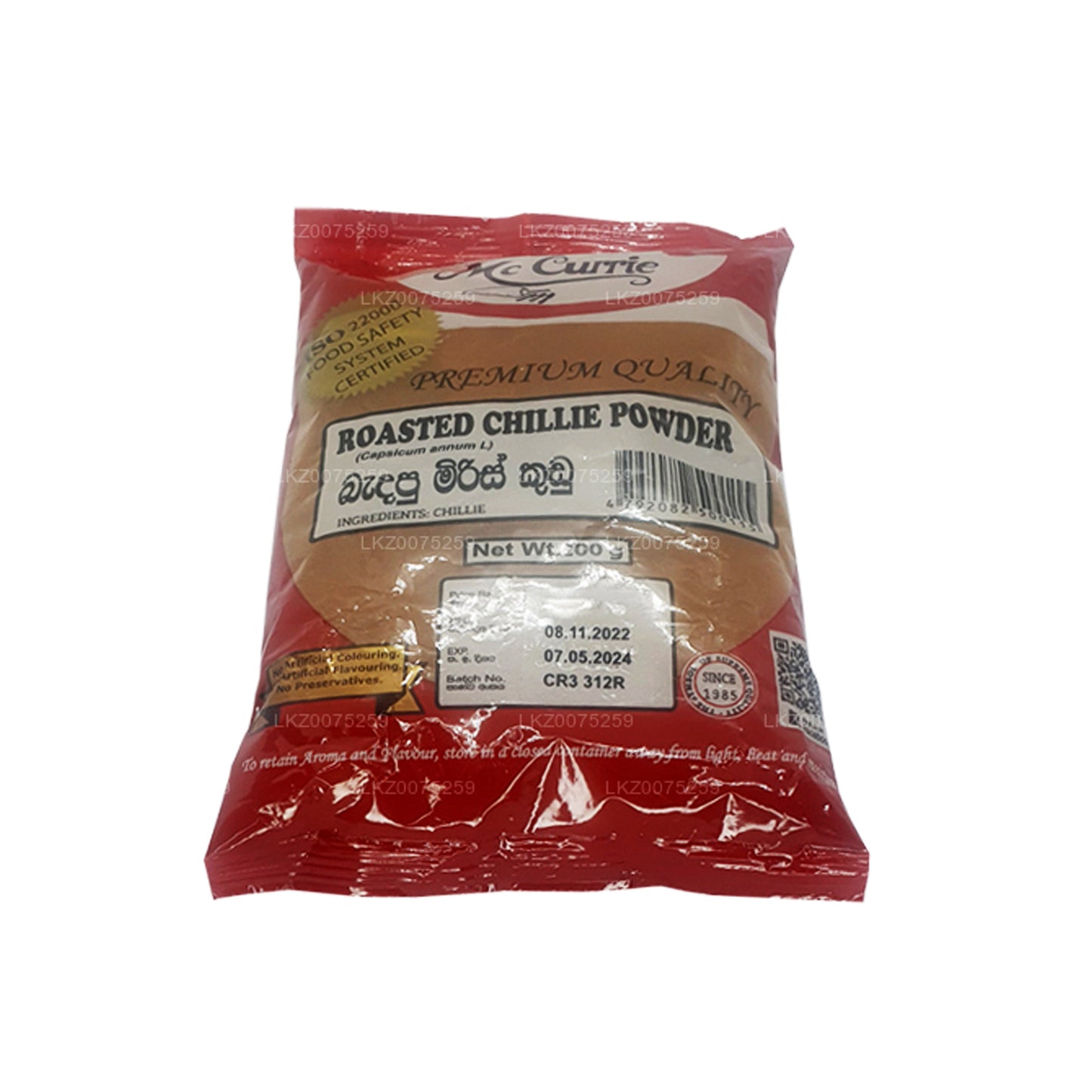 Mc Currie Ristet Chili Pulver