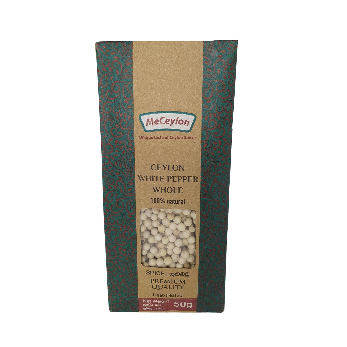 Me Ceylon Ceylon hvid peber hel (50g)