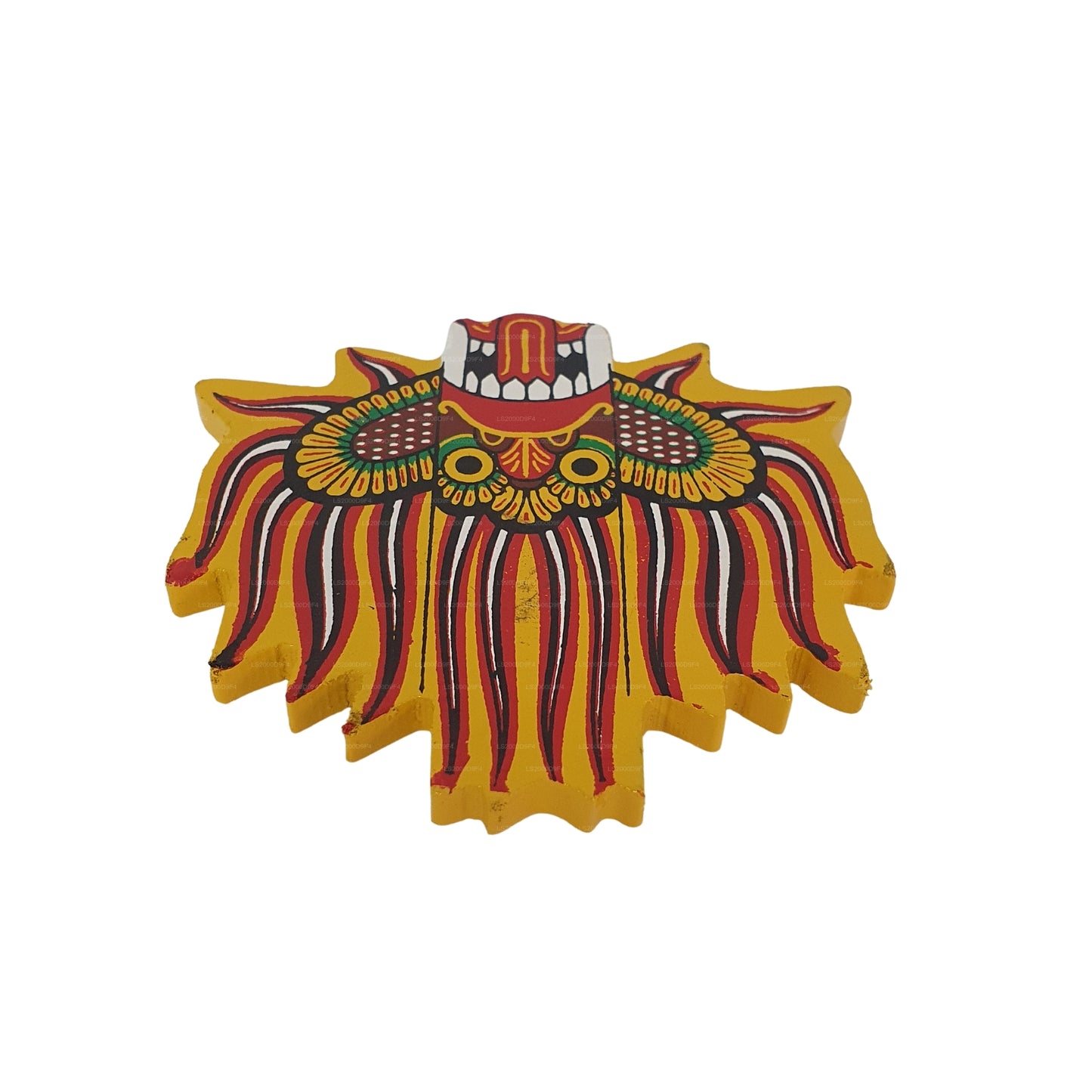 Lakpura® Ginidal Raksha Mask køleskabsmagnet