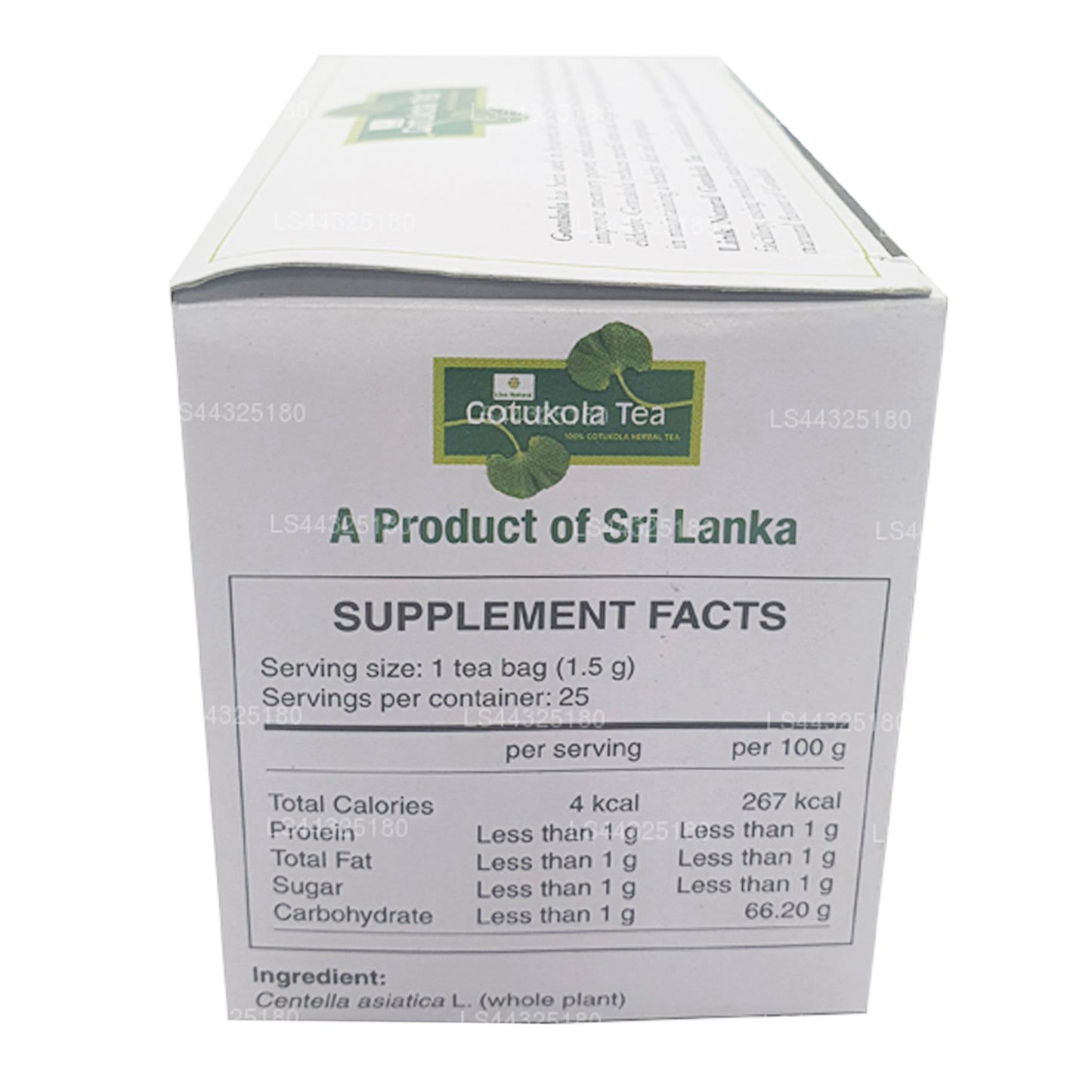 Link Gotukola urtete (37,5 g) (25 teposer)