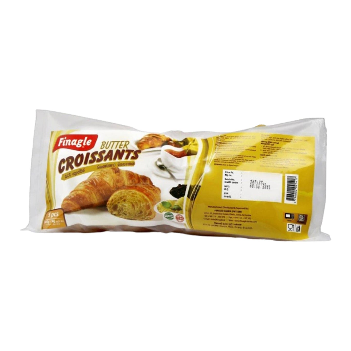 Finagle Butter Croissants (300g) 5 Pieces