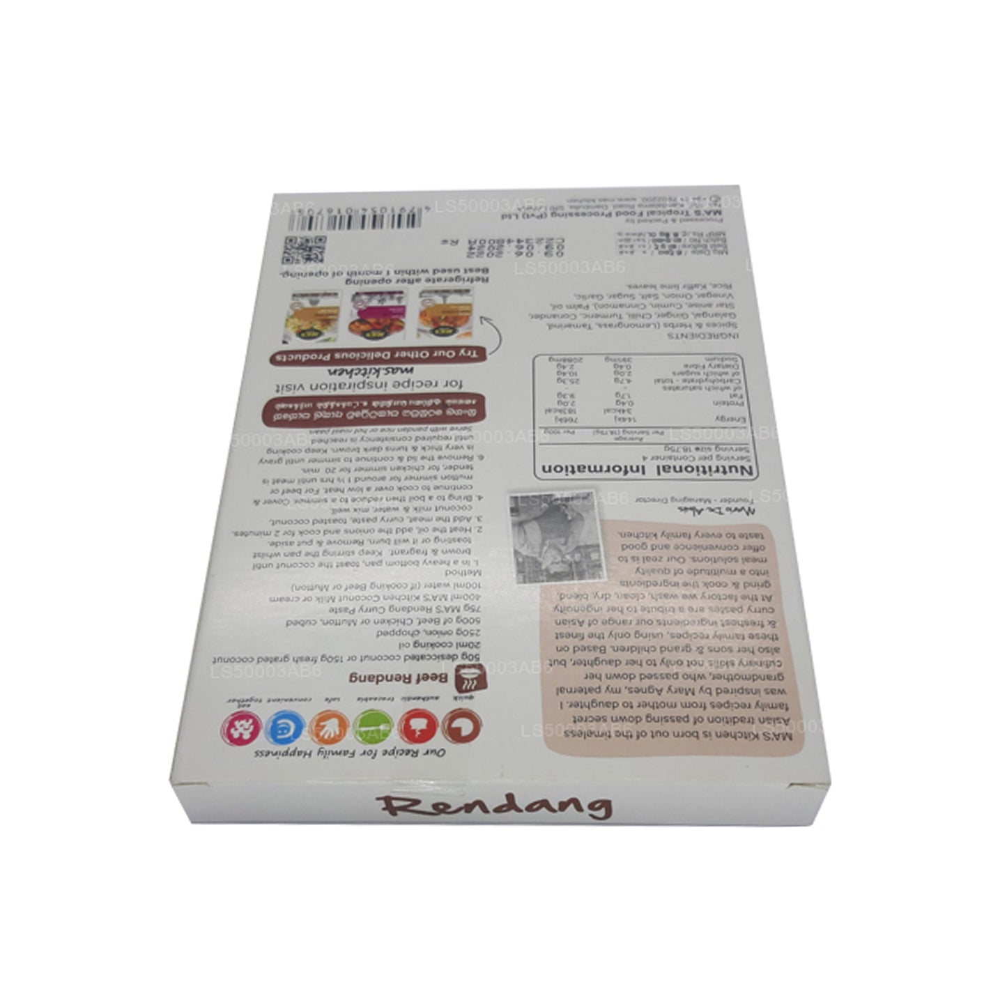 MA Køkken Indonesisk Rendang Paste (75g)