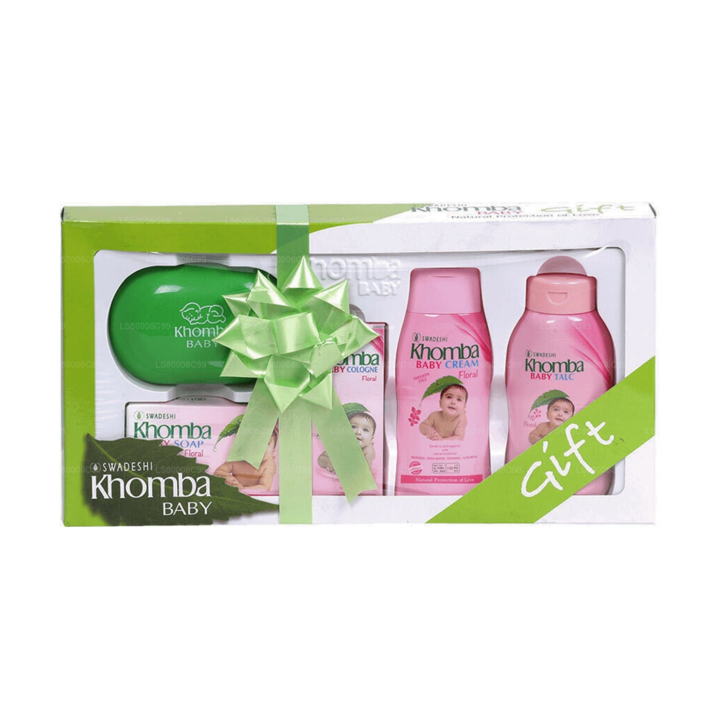 Swadeshi Khomba Baby Gavepakke Blomstret