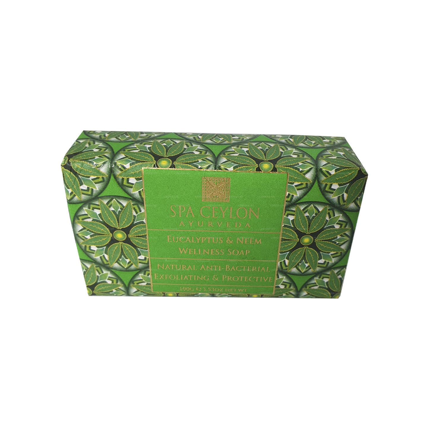 Spa Ceylon Eucalyptus & Neem - Antibakteriel eksfolierende wellness-sæbe (100 g)