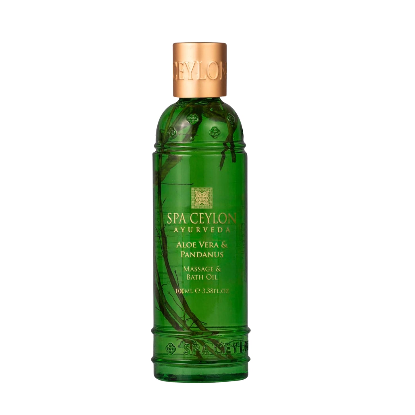Spa Ceylon Aloe Vera, Pandanus-massage og badeolie (150 ml)