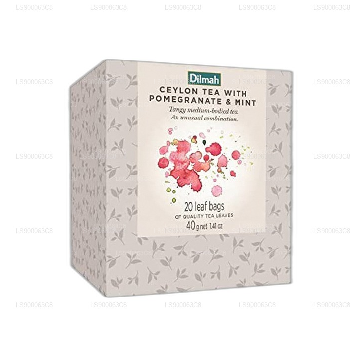 Dilmah Levende Granatæble og Mint Tepose Refill (40g) Box