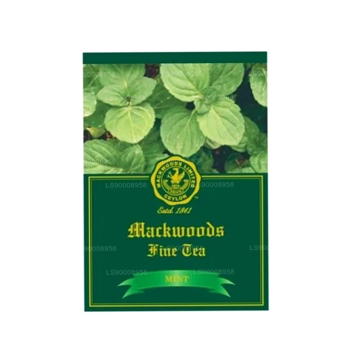 Mackwoods Ceylon sort te med myntsmag (50 g) 25 Count teposer