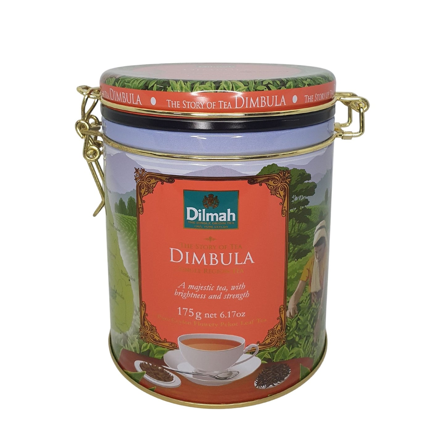 Dilmah Historien Om Te Dimbula (175g) Tea Caddy