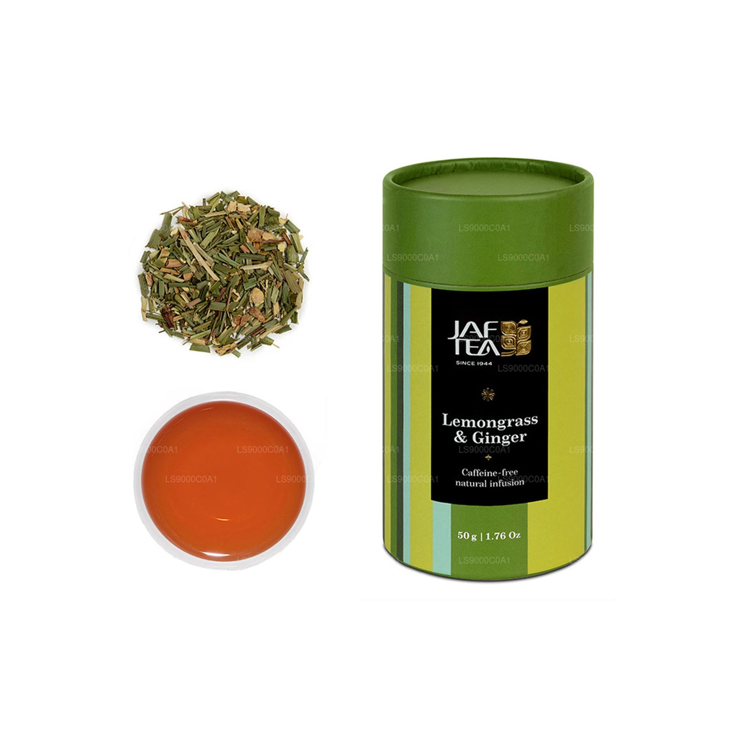 Jaf te Citrongræs & Ingefær Leaf Tea Caddy (50g)