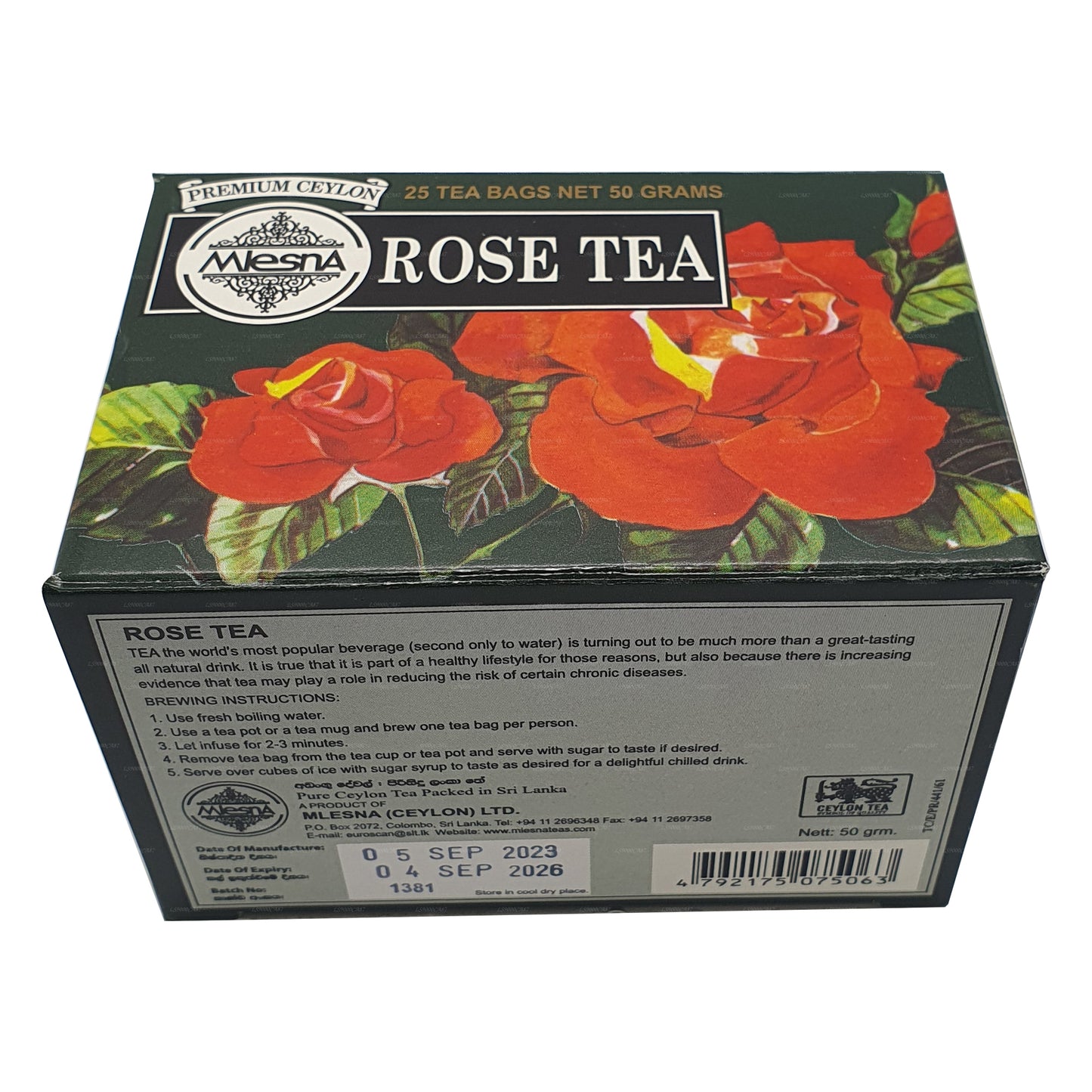 Mlesna Rose Te (50g) 25 tebreve