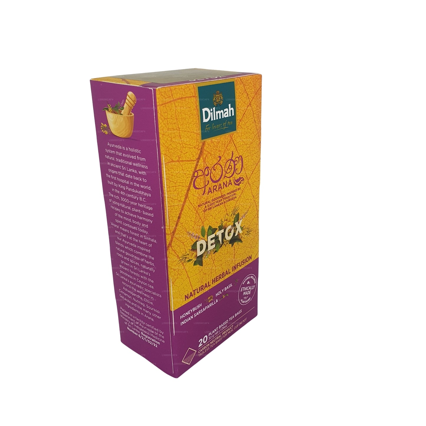 Dilmah Arana Detox naturlig urteinfusion (20 tagless teposer)