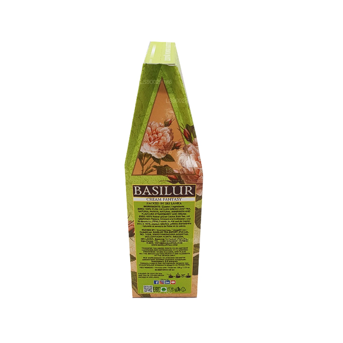 Basilur Creme Fantasy Ceylon Grøn Te (100 g)
