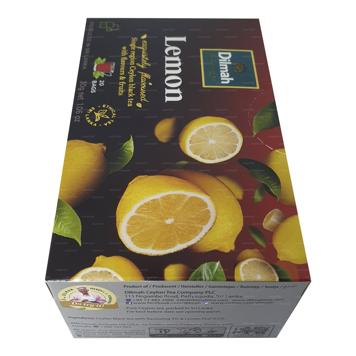 Dilmah citron aromatiseret te (30g) 20 teposer