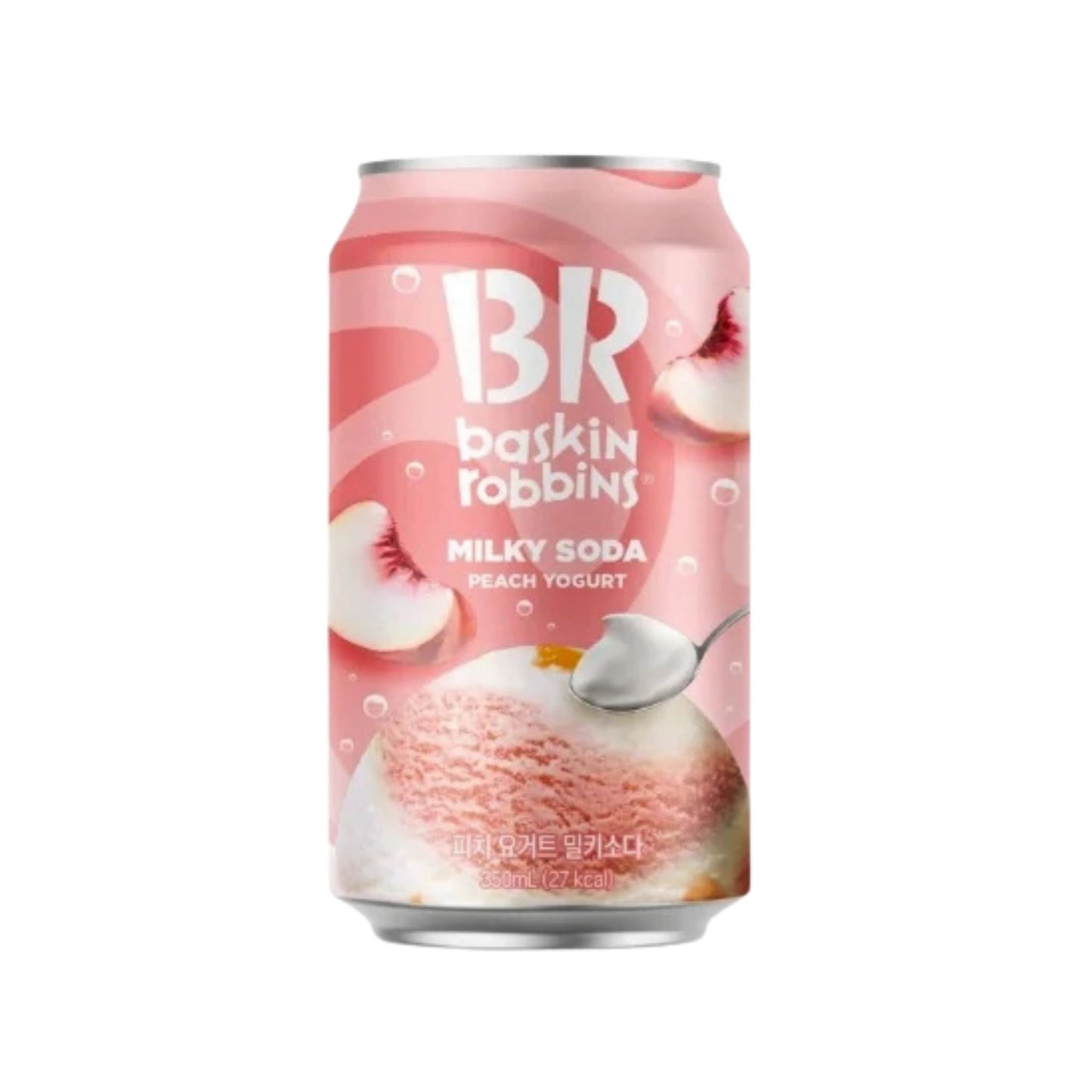 Baskin Robbins ferskenyoghurt mælkesoda (350ml)