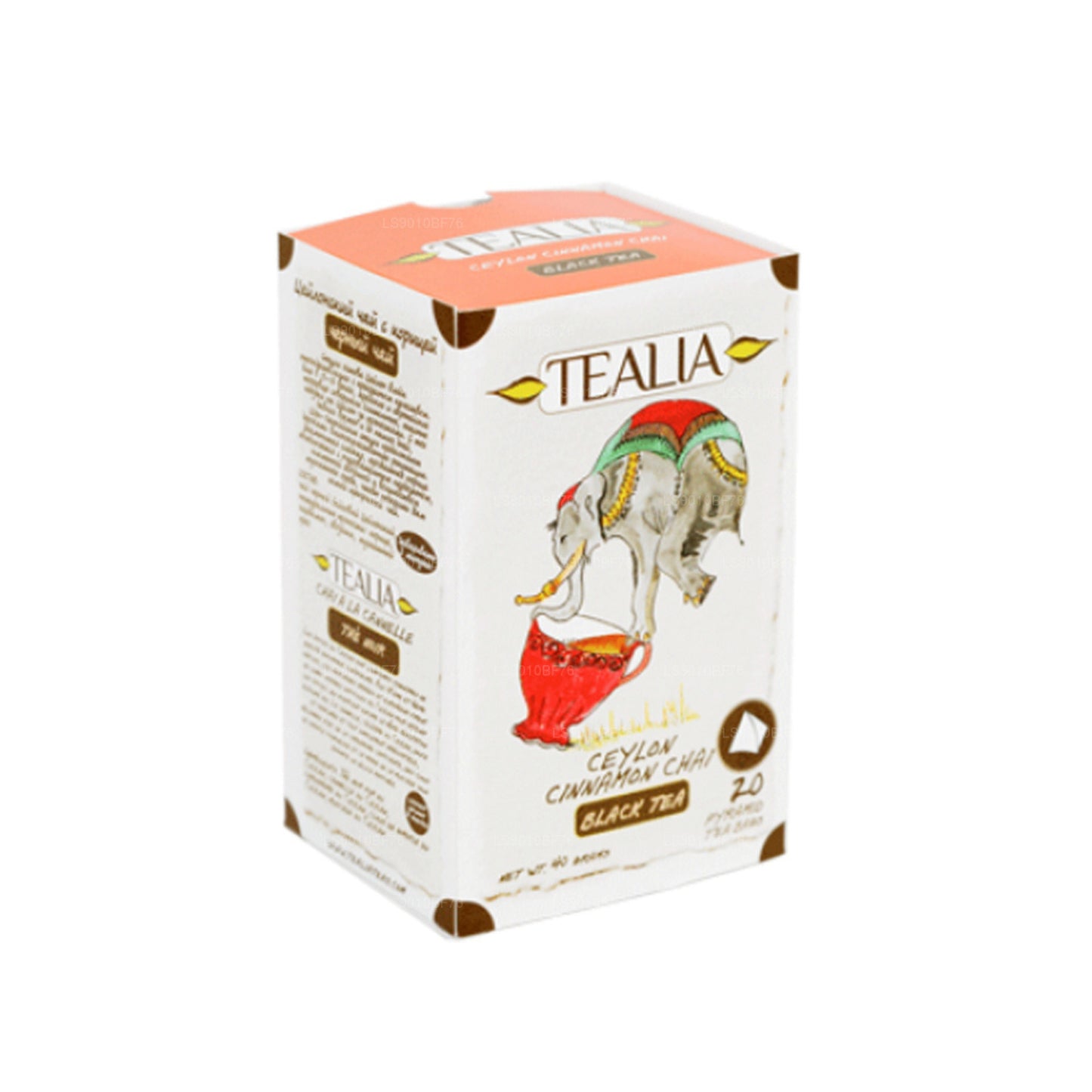 Tealia Ceylon Cinnamon Chai - Pyramid Teposer (40g)