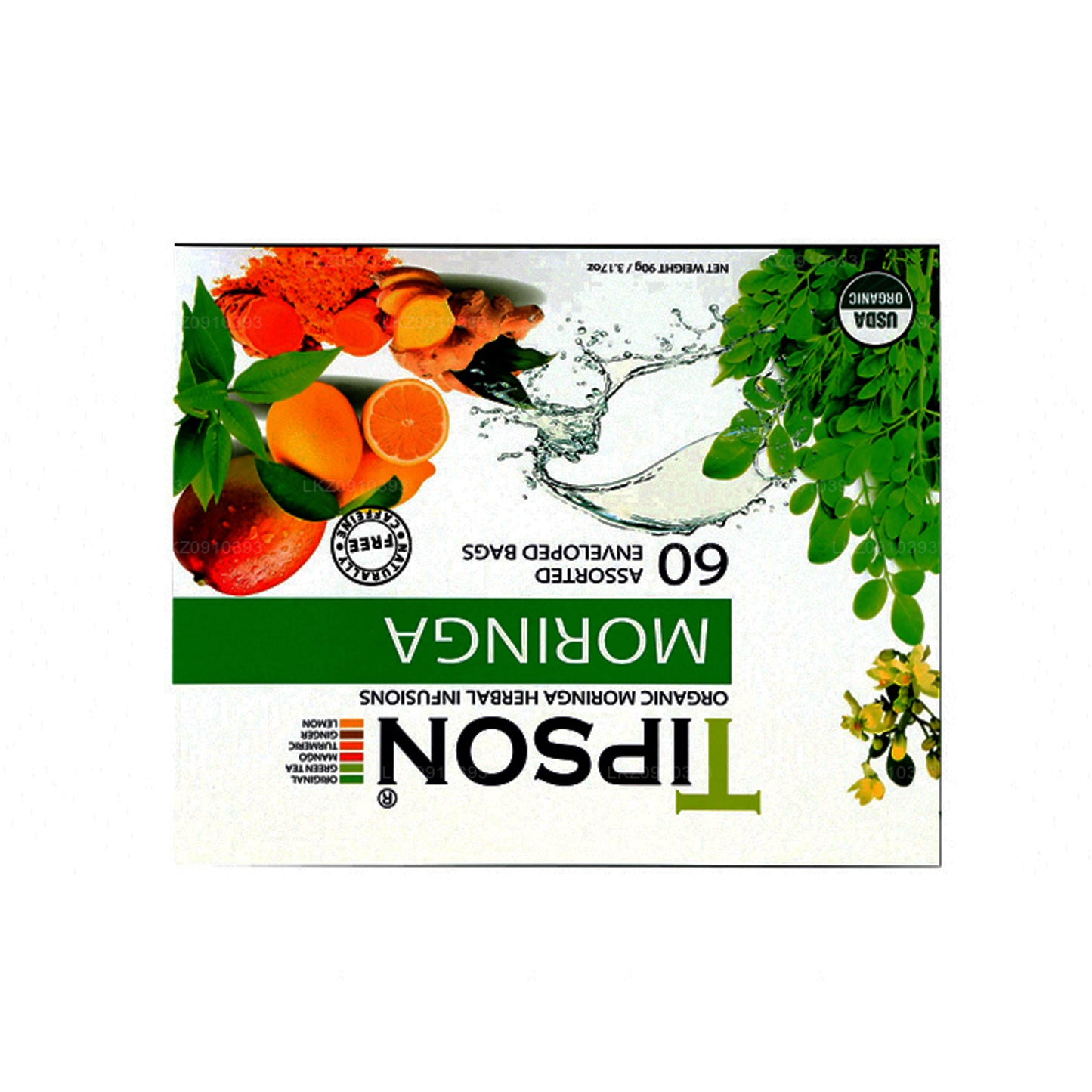 Tipson Tea Organisk Moringa Assorteret (90g)