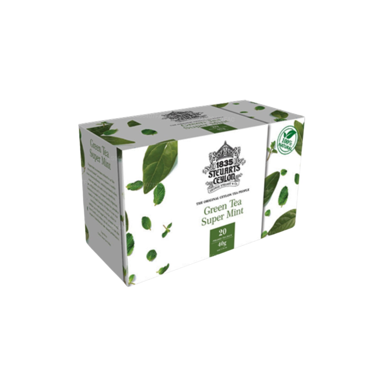 George Steuart Grøn Te Super Mint (40g) 20 Tebreve