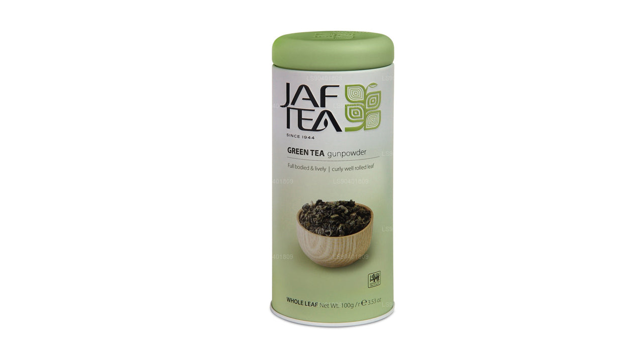 Jaf Tea Pure Green Collection Gun Pulver Caddy (100 g)