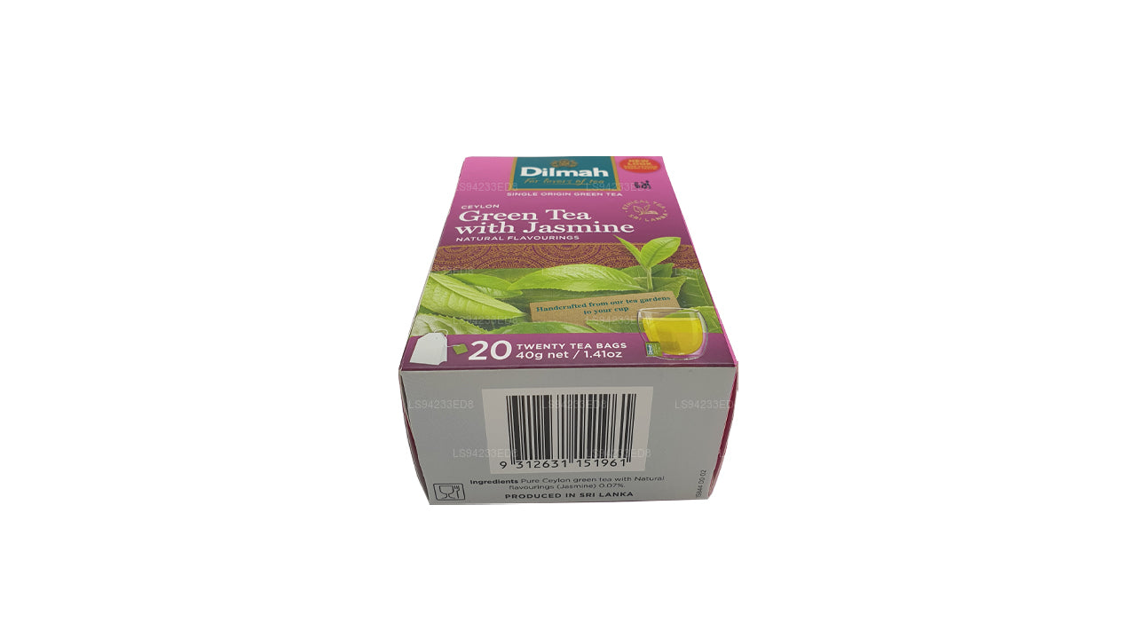 Dilmah Ceylon grøn te med jasmin (40g) 20 teposer