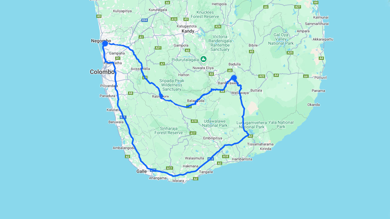 Colombo Lufthavn (CMB) til Ella City Privat Transfer