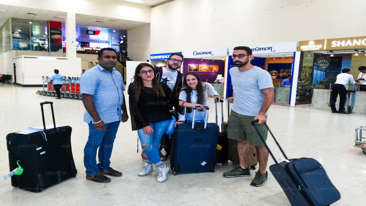 Privat transport fra Unawatuna City til Colombo Lufthavn (CMB)