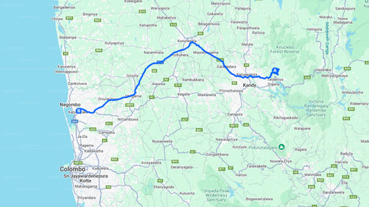 Santani Wellness Kandy to Colombo Airport (CMB) Private Transfer