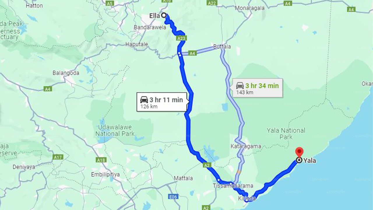 Privat overførsel fra Ella til Yala