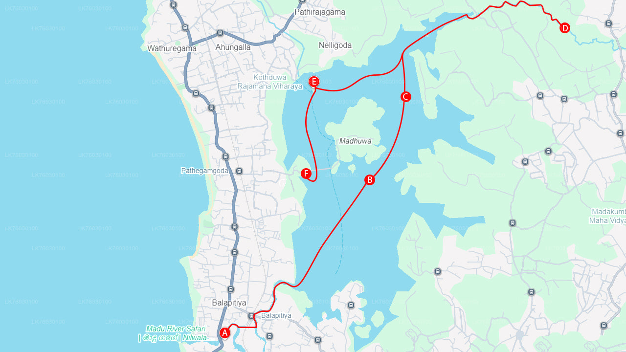 Madu-flodsafari med båd