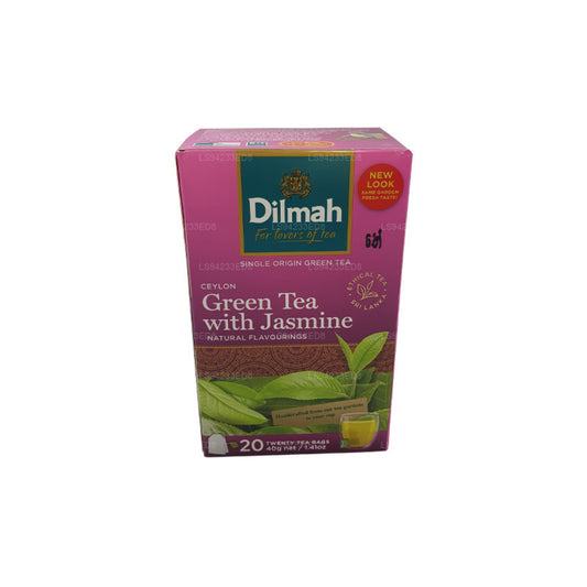 Dilmah Ceylon grøn te med jasmin (40g) 20 teposer