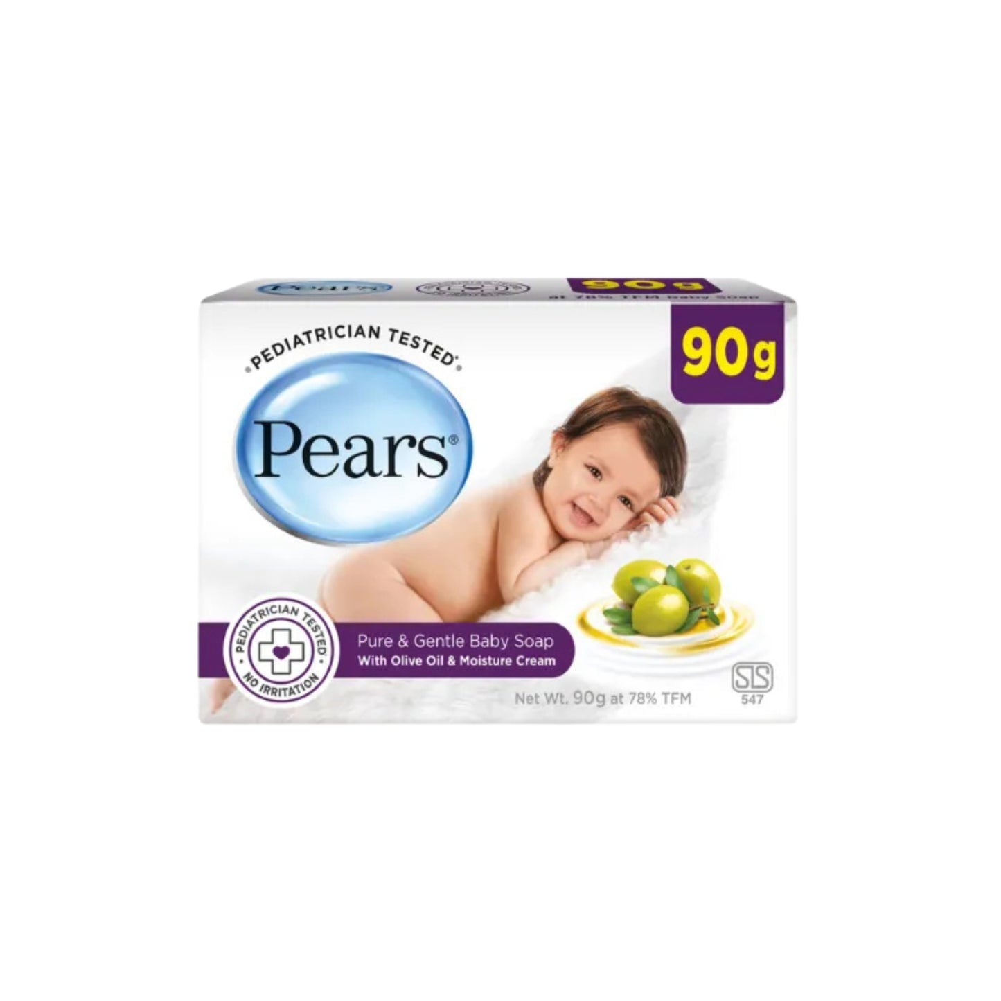 Pærer ren og blid babysæbe (90g)