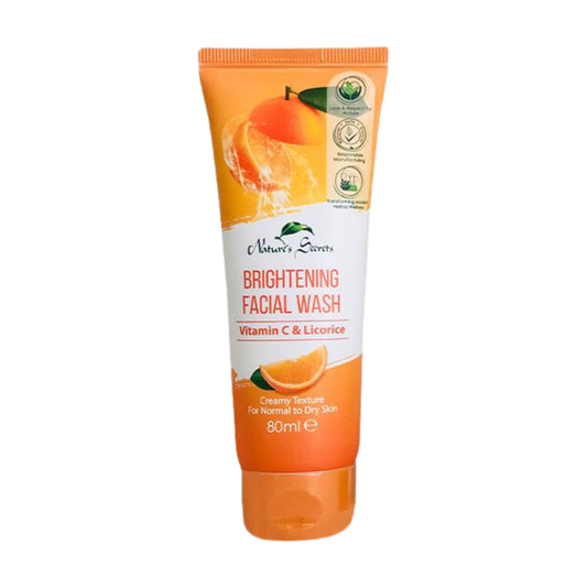 Nature’s Secrets Brightening Facial Wash with Vitamin C & Licorice (80ml)