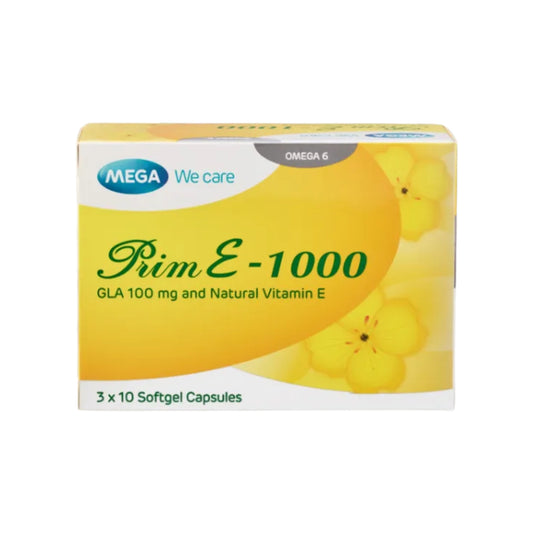 Mega We Care Prim E-1000 (50 Capsules)