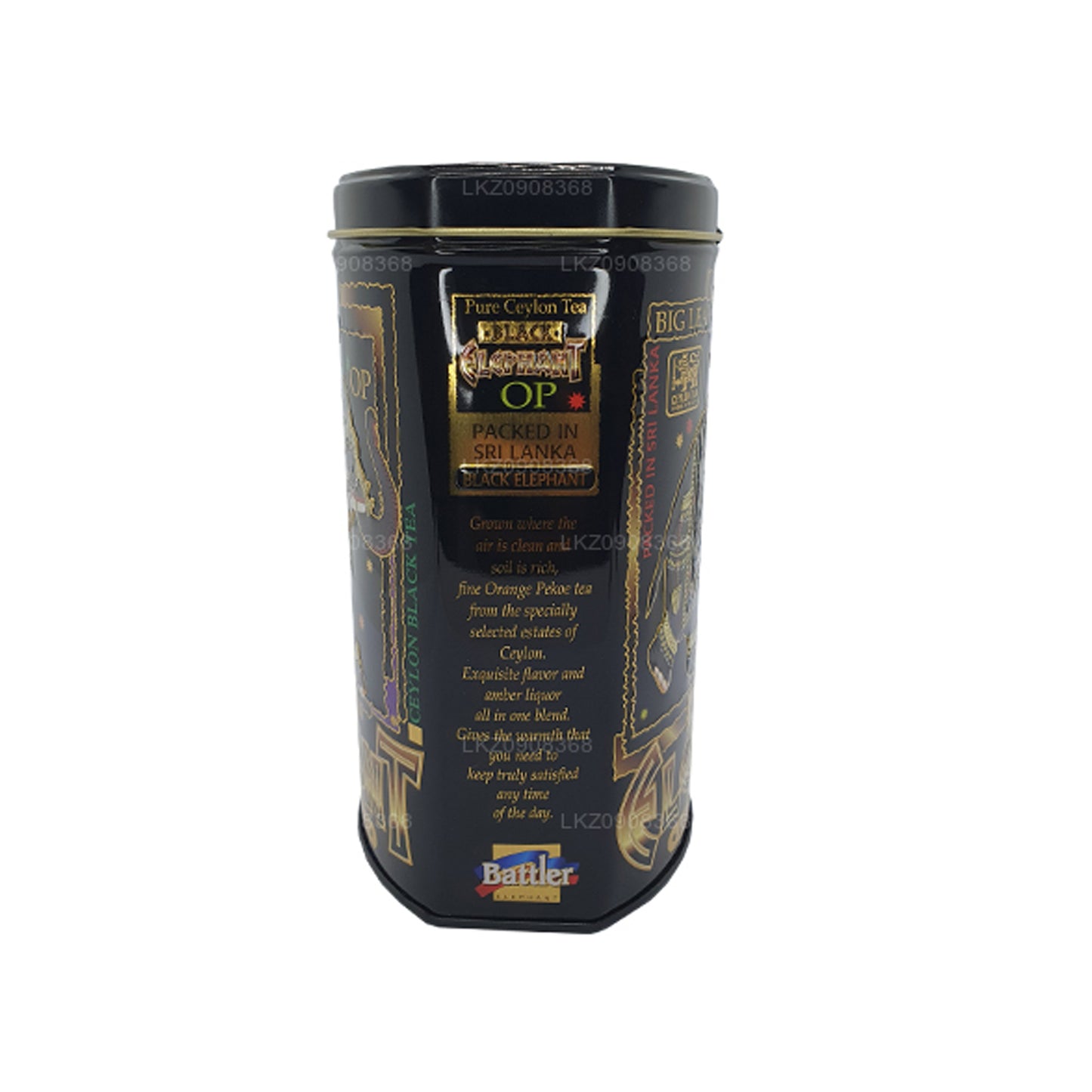 Battler Black Elephant OP Tin Caddy (100 g)