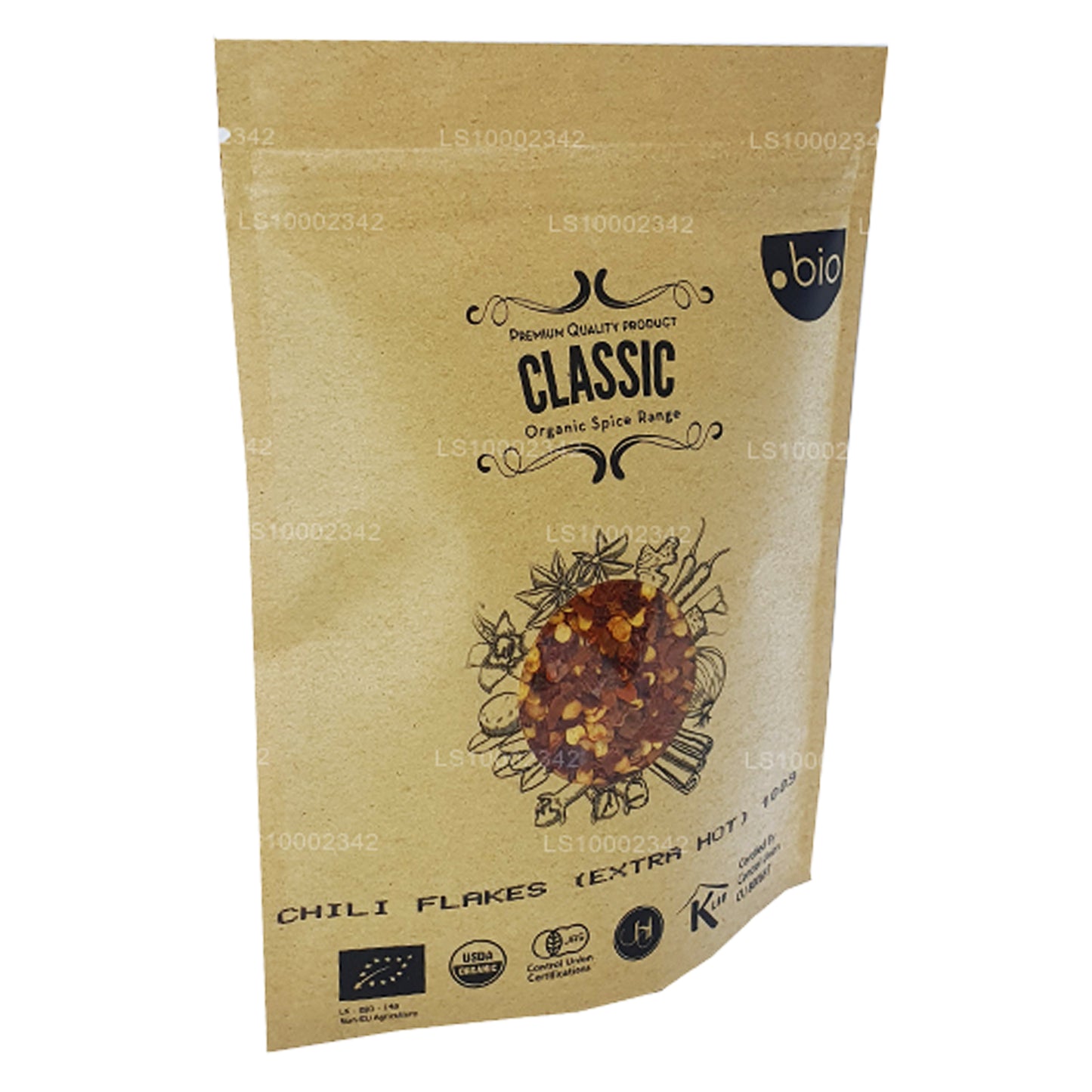 Lakpura Organiske Chili Flakes Ekstra Hot