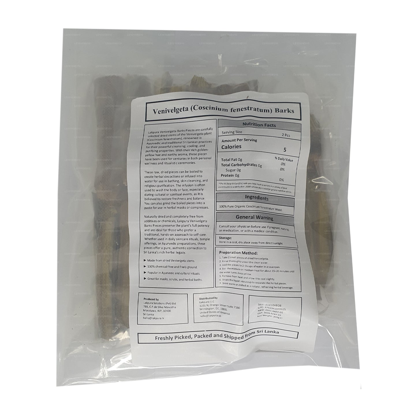 Lakpura Venivelgeta bjælker