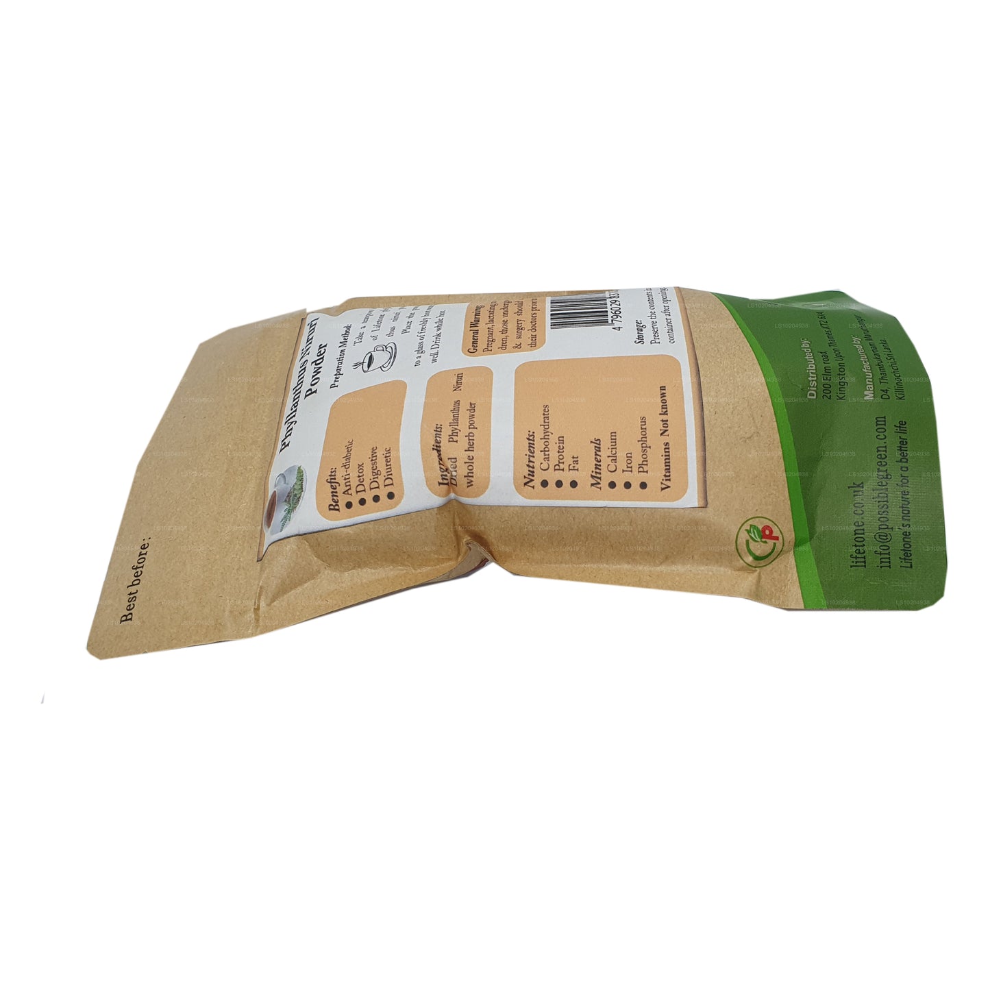 Lifetone Phylanthus Niruri pulver (100 g)