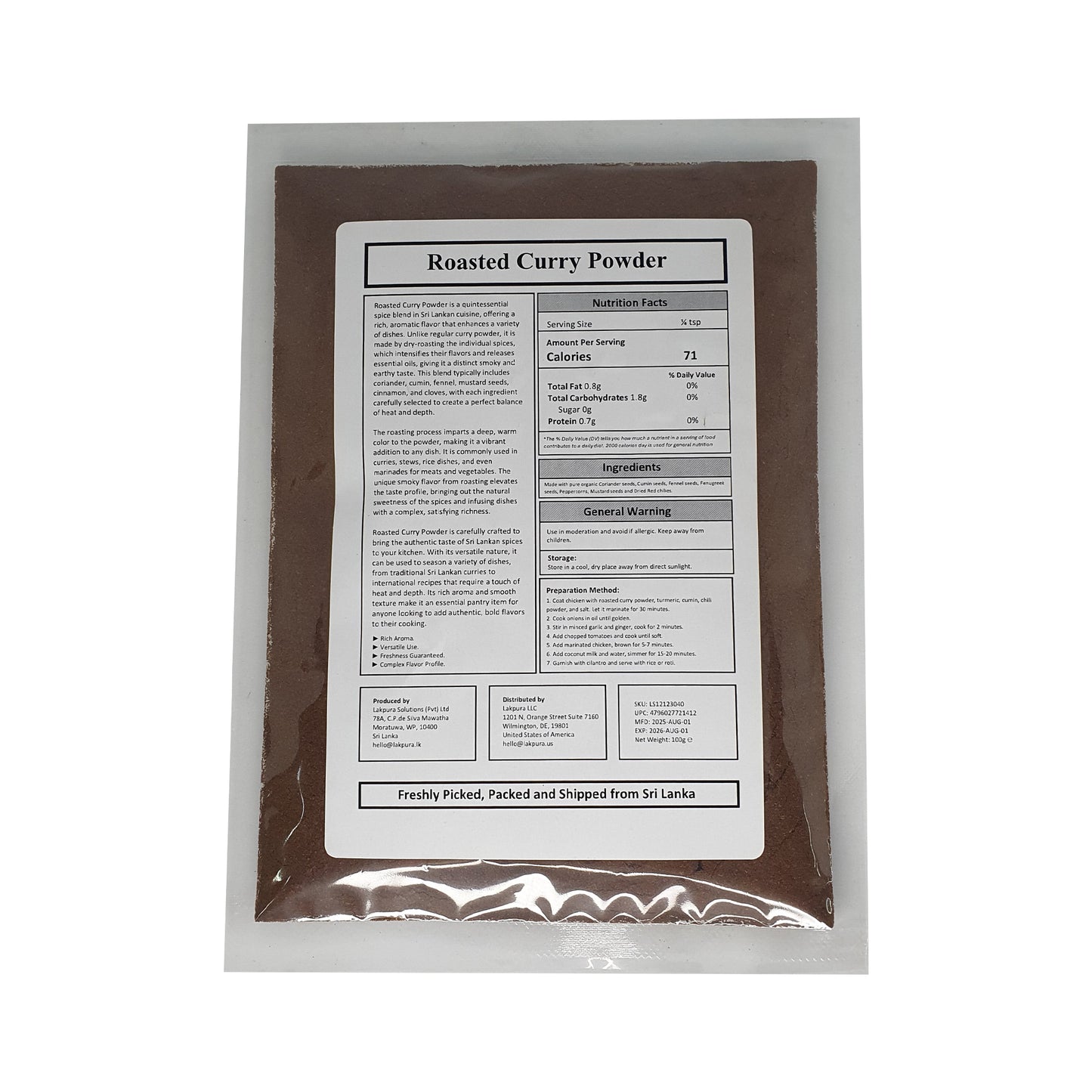 Lakpura® karrypulver (Thuna Paha)