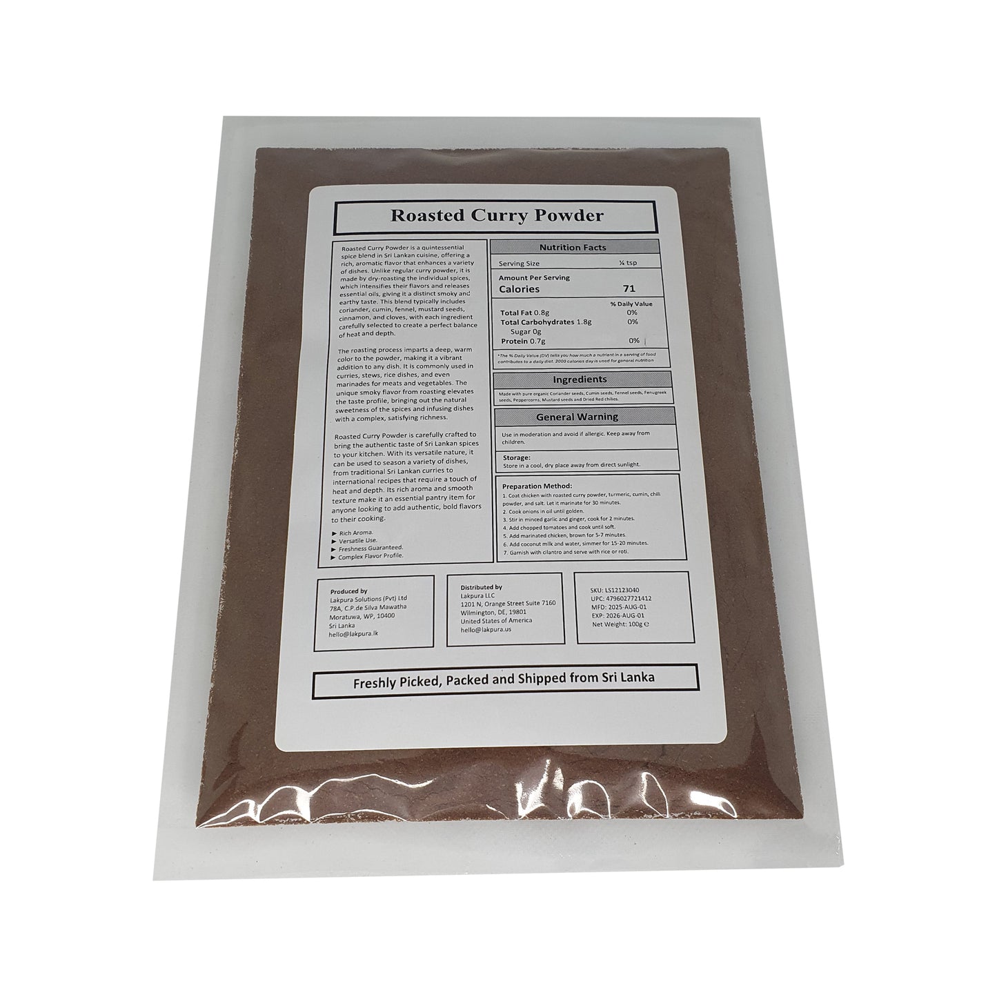 Lakpura® karrypulver (Thuna Paha)