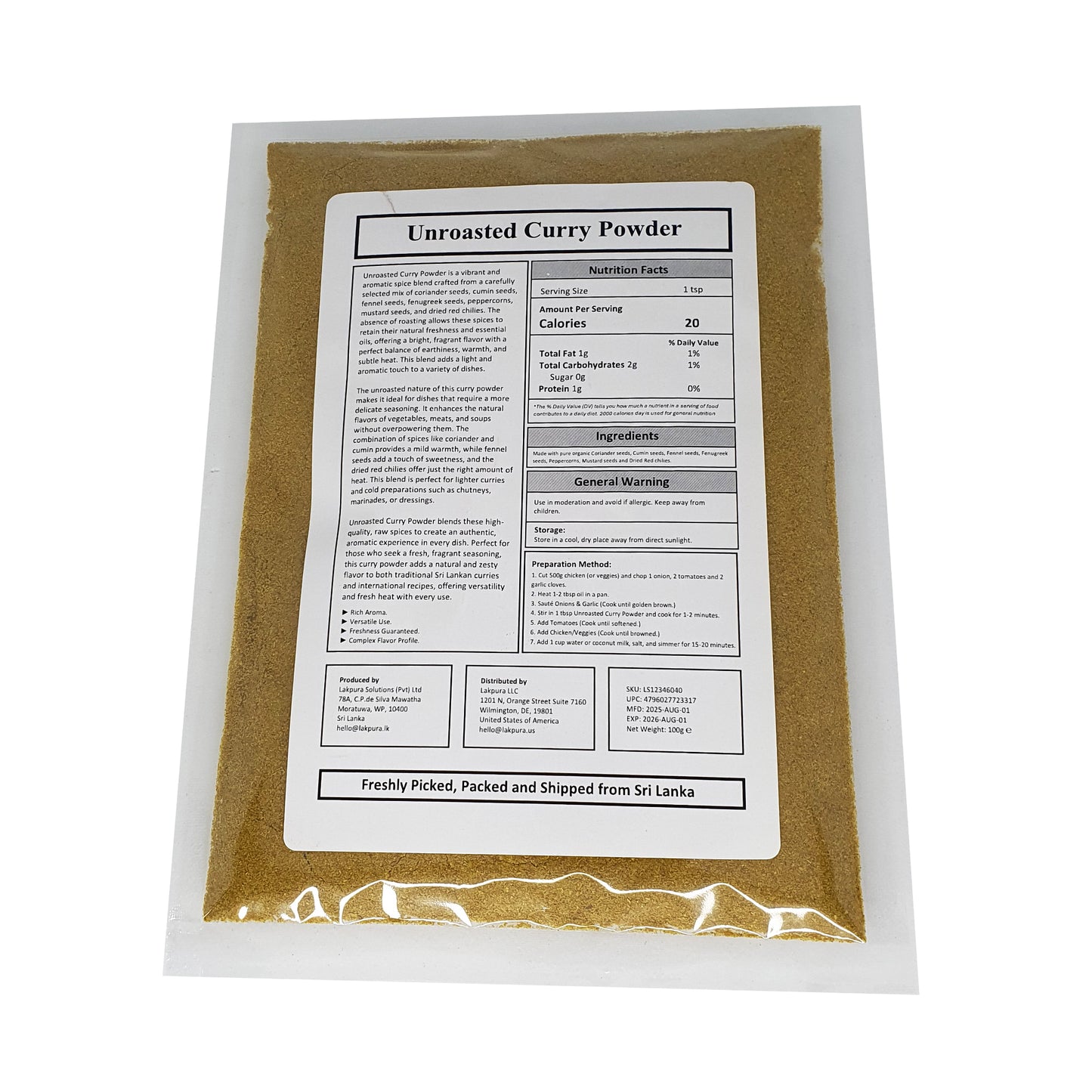 Lakpura® karrypulver (Thuna Paha)