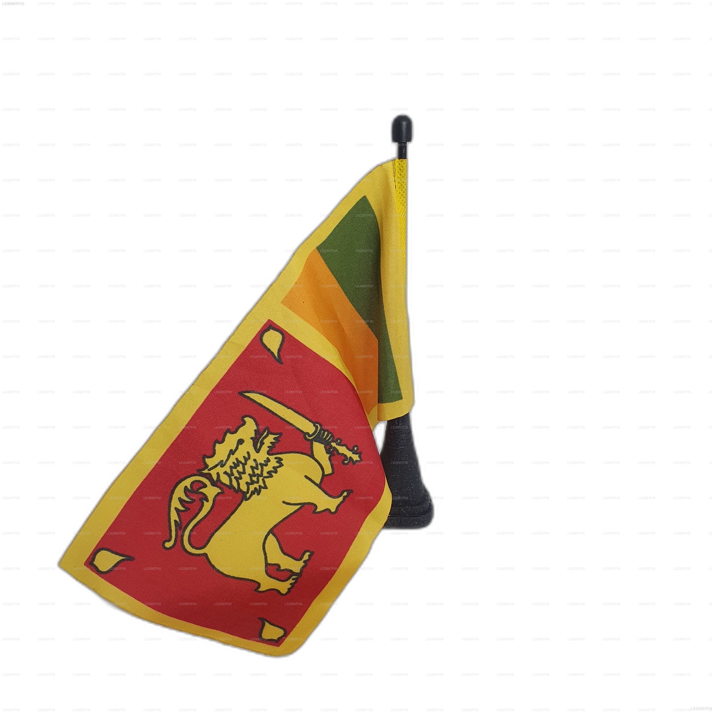 Nationalt flag med magnetisk fod