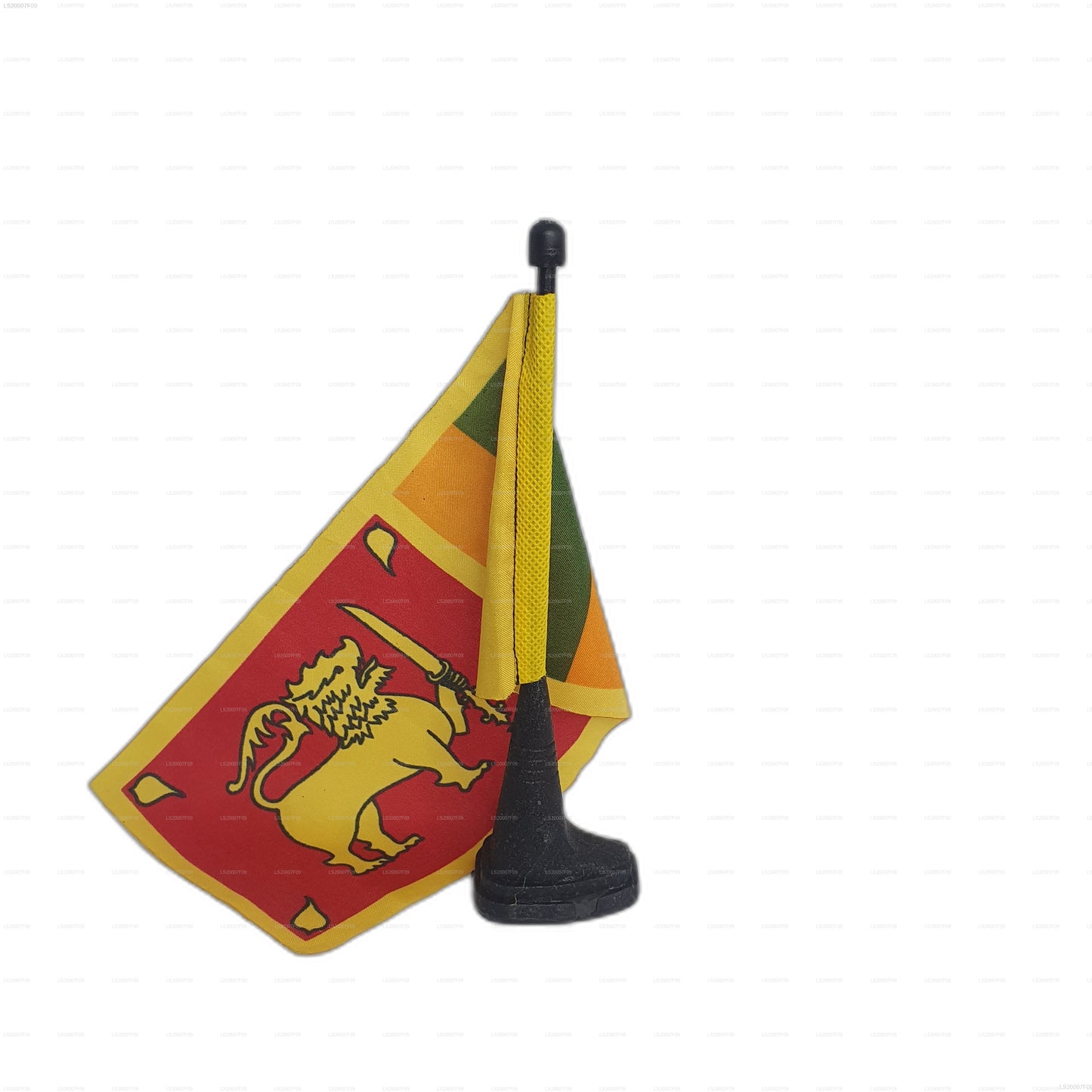 Nationalt flag med magnetisk fod