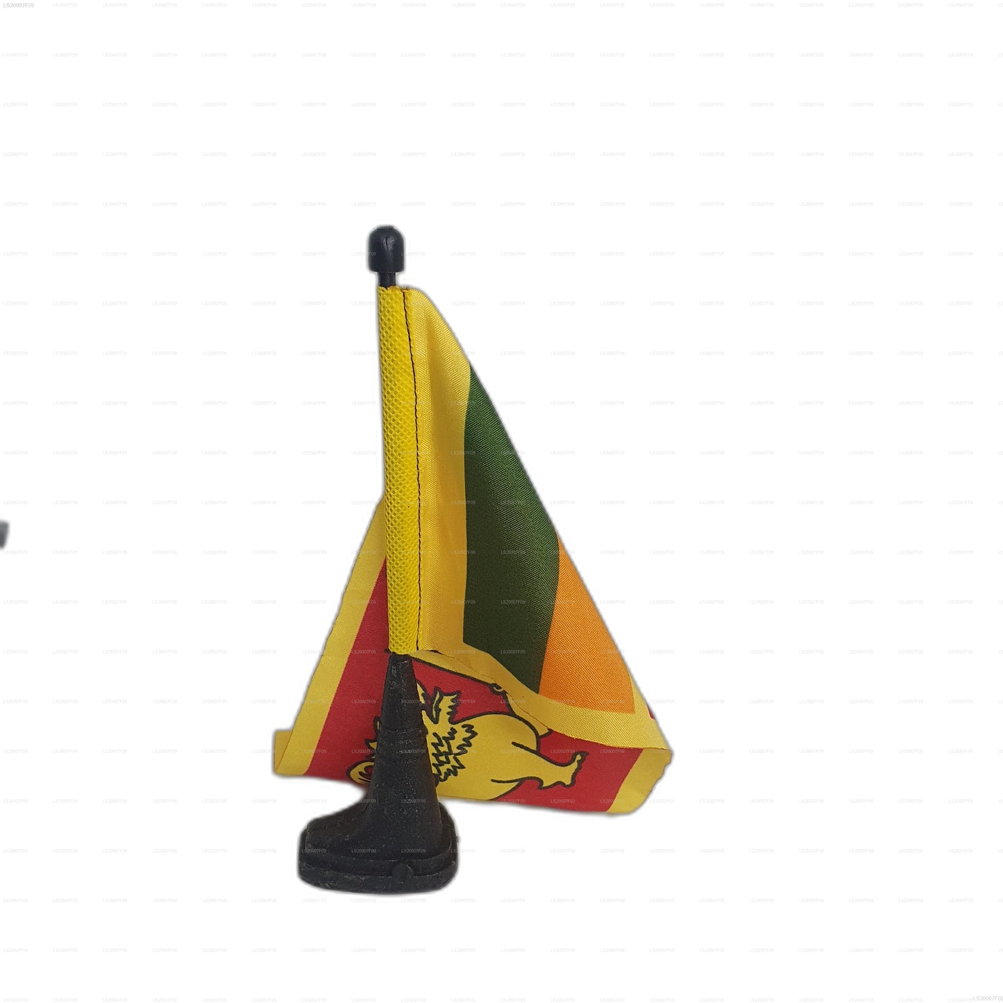 Nationalt flag med magnetisk fod