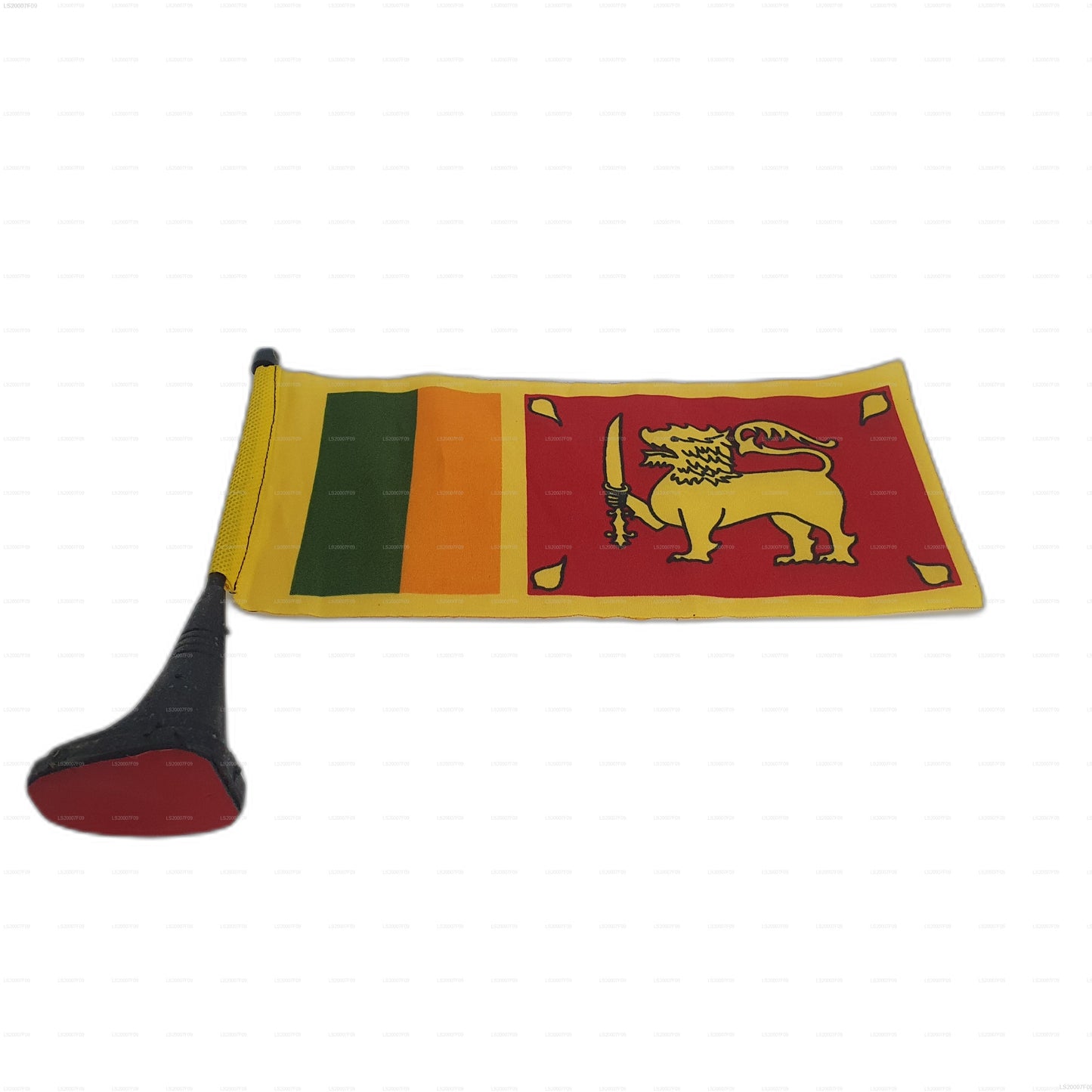 Nationalt flag med magnetisk fod