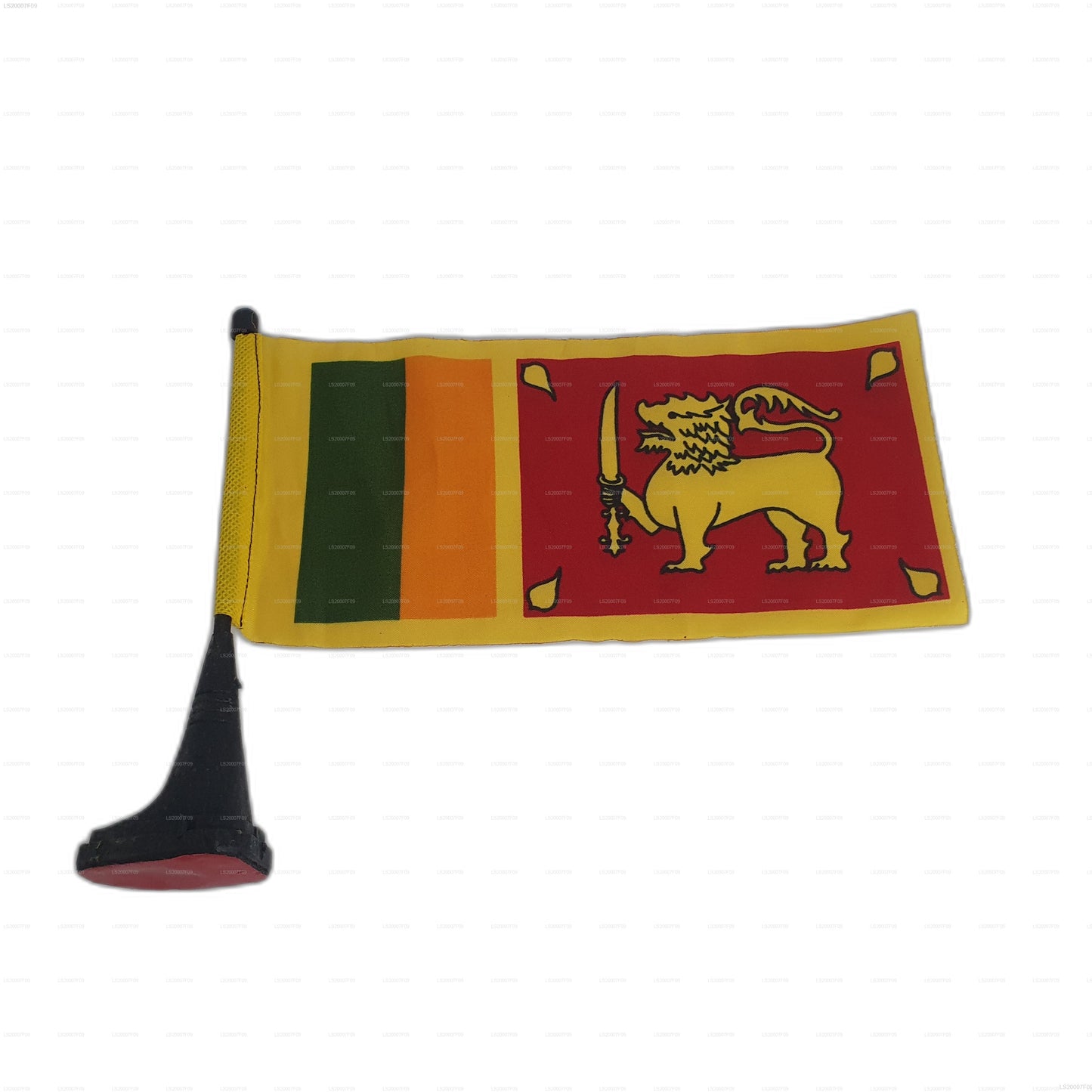 Nationalt flag med magnetisk fod
