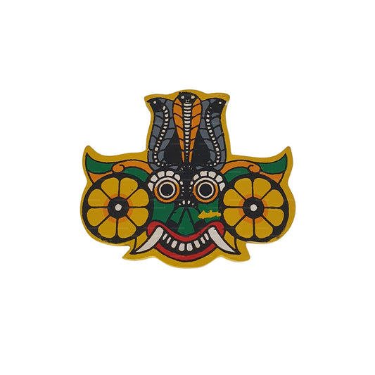 Lakpura® Gara Raksha Mask Køleskabsmagnet