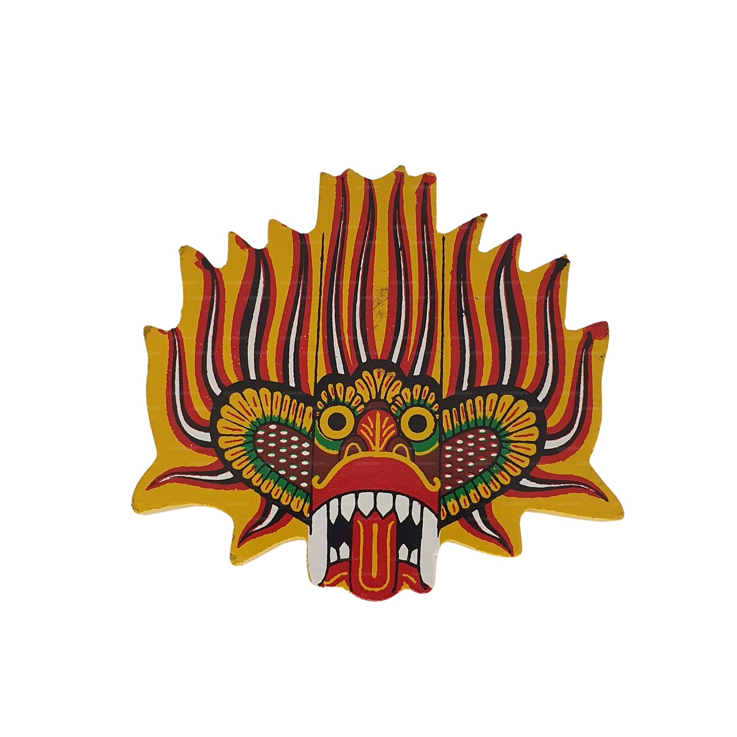 Lakpura® Ginidal Raksha Mask køleskabsmagnet